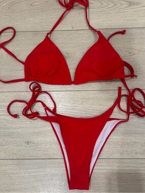 Red Bikini Set